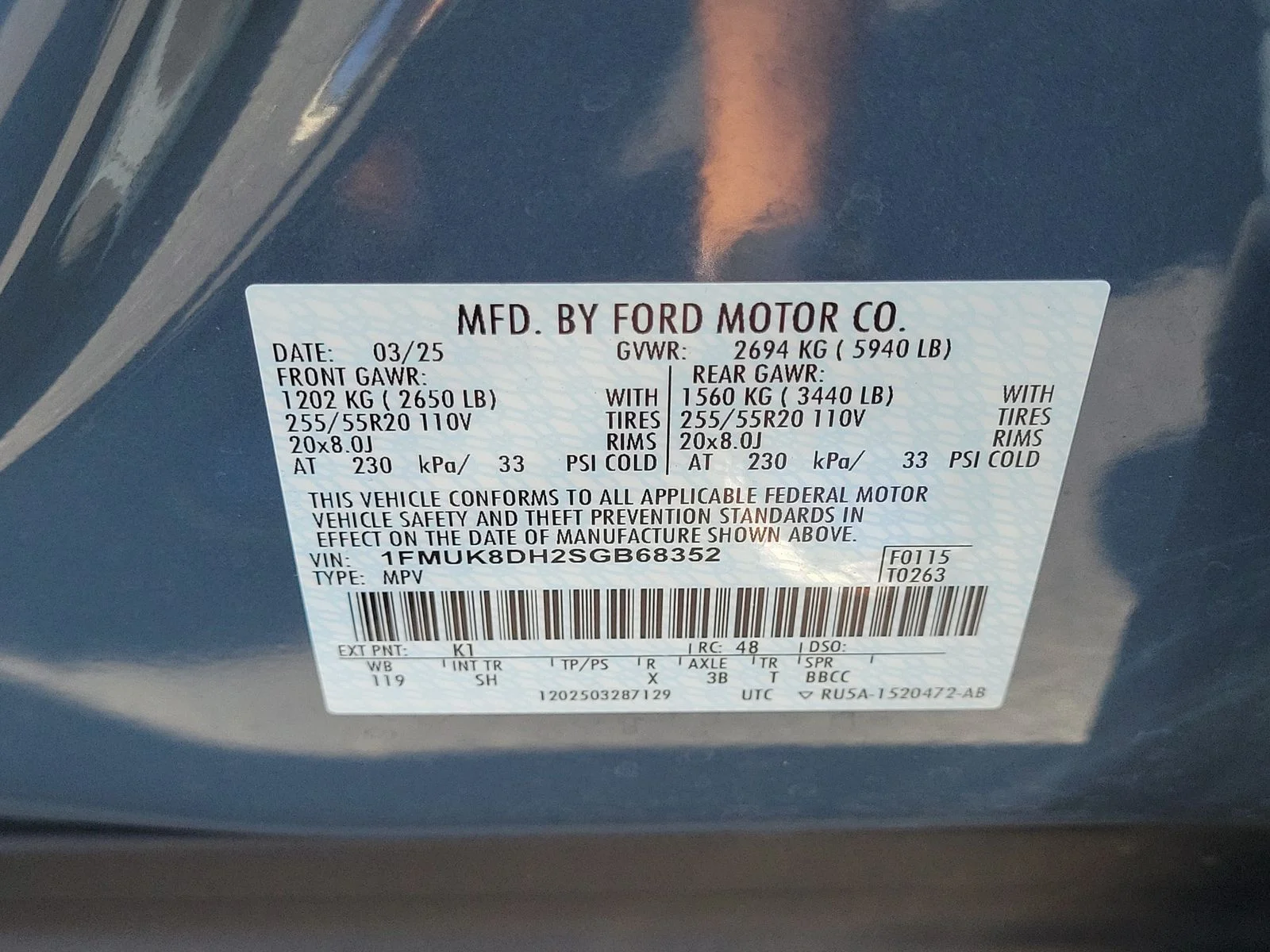 Certified Used 2025 Blue Ford Active image 31
