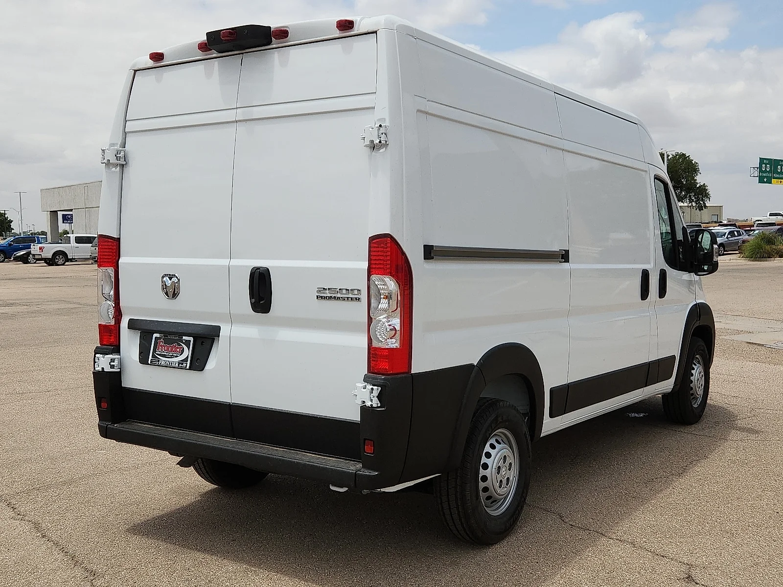 New 2025 Bright White Clear-Coat  Paint Ram PROMASTER 2500 TRADESMAN CARGO VAN HIGH ROOF 136