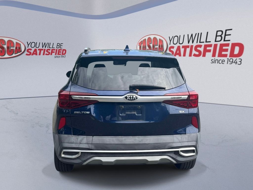 Used 2021 Blue Kia EX image 5