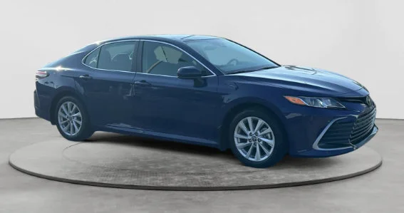 Used 2024 Reservoir Blue Toyota LE image 6