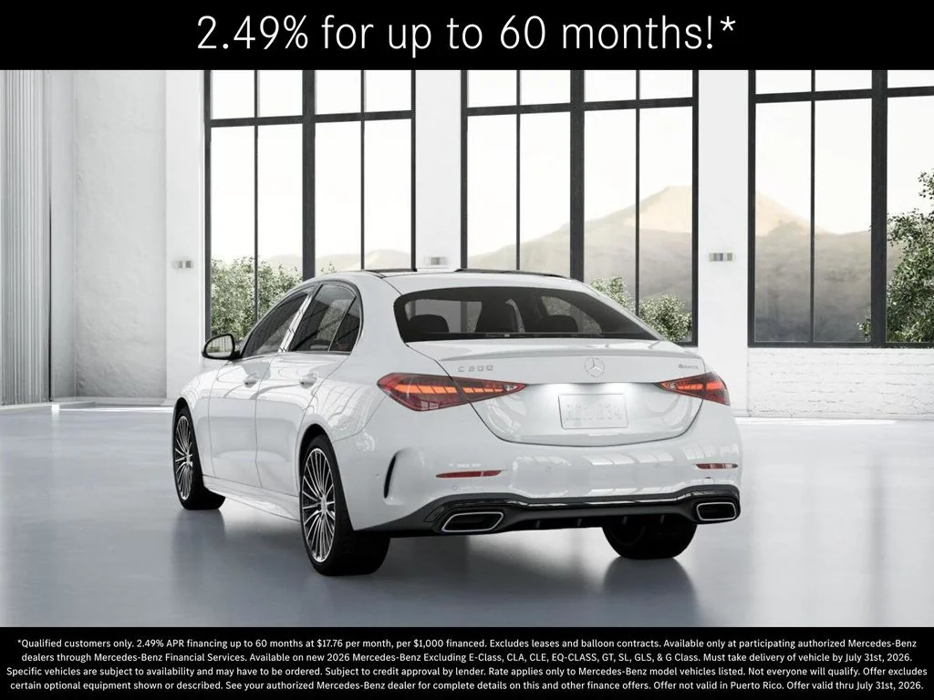 New 2026 Polar White Mercedes-Benz C 300 image 27