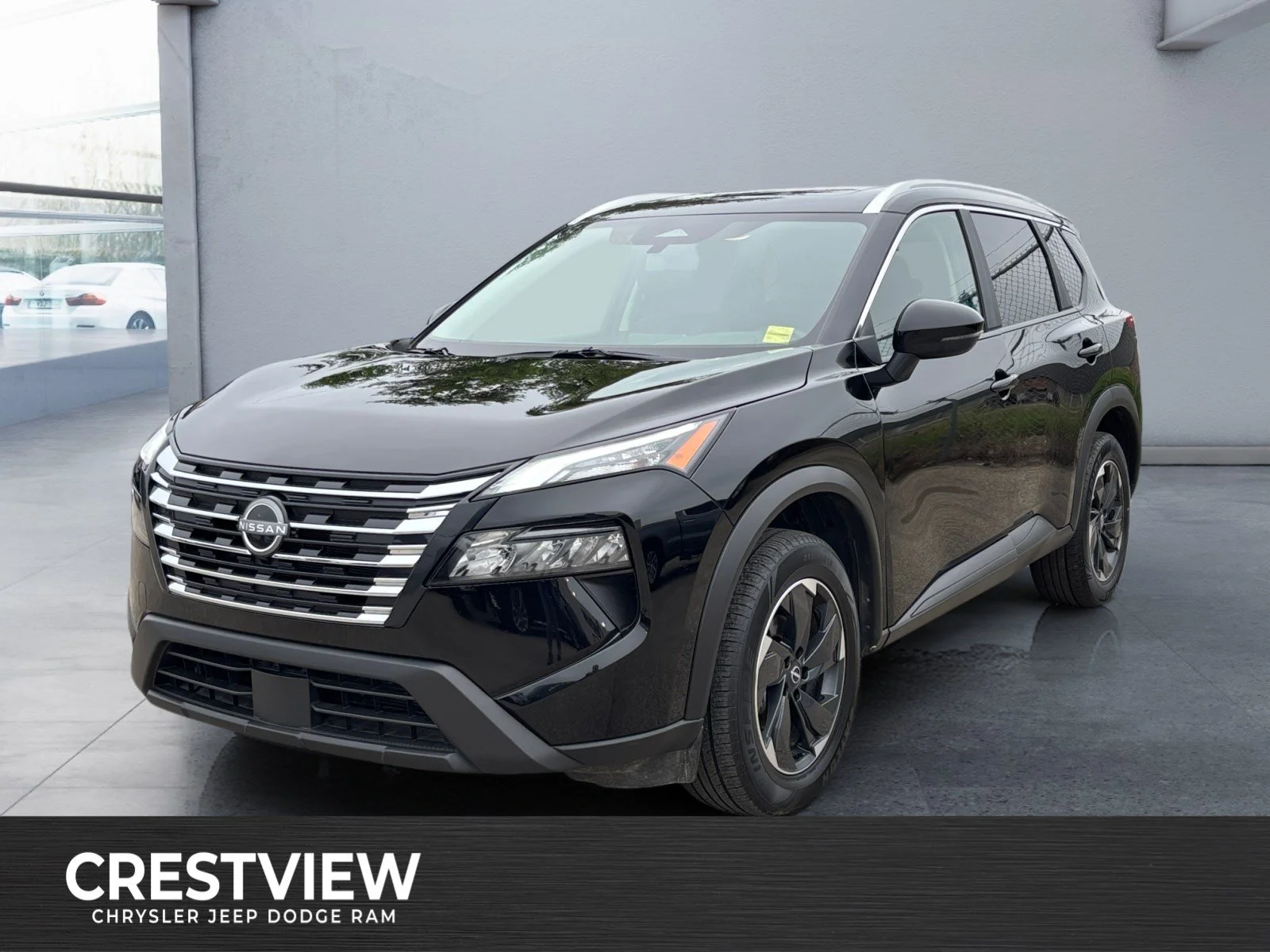 Certified Used 2025 Super Black Nissan SV Moonroof image 1