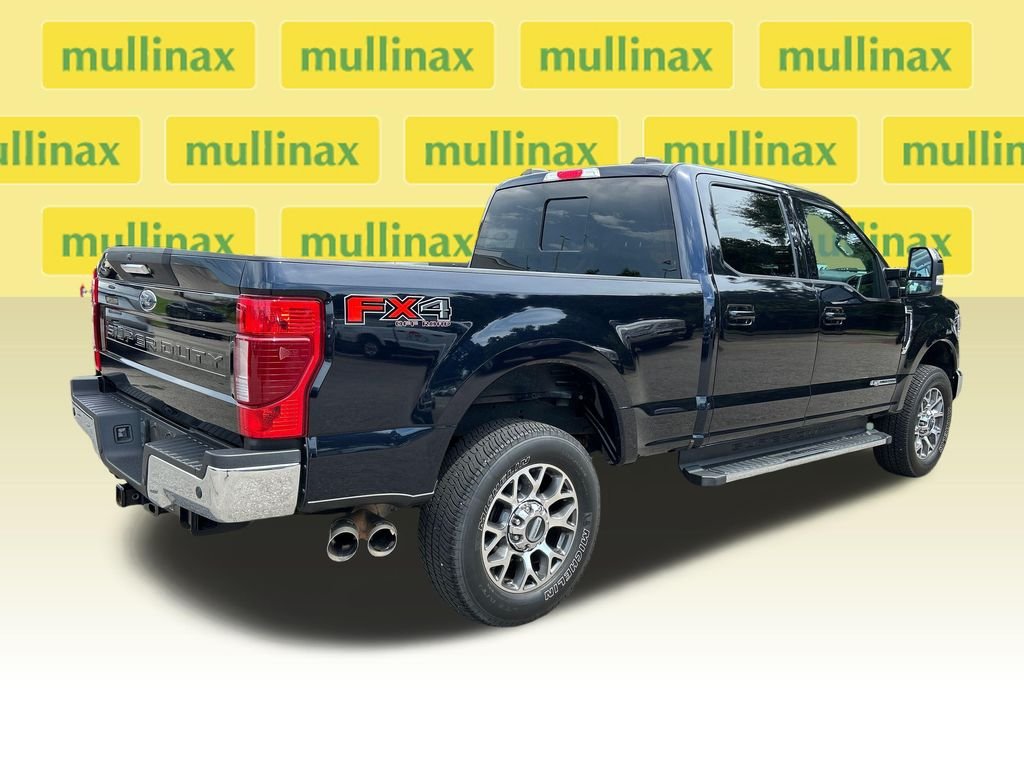 Used 2021 Blue Ford Lariat image 2