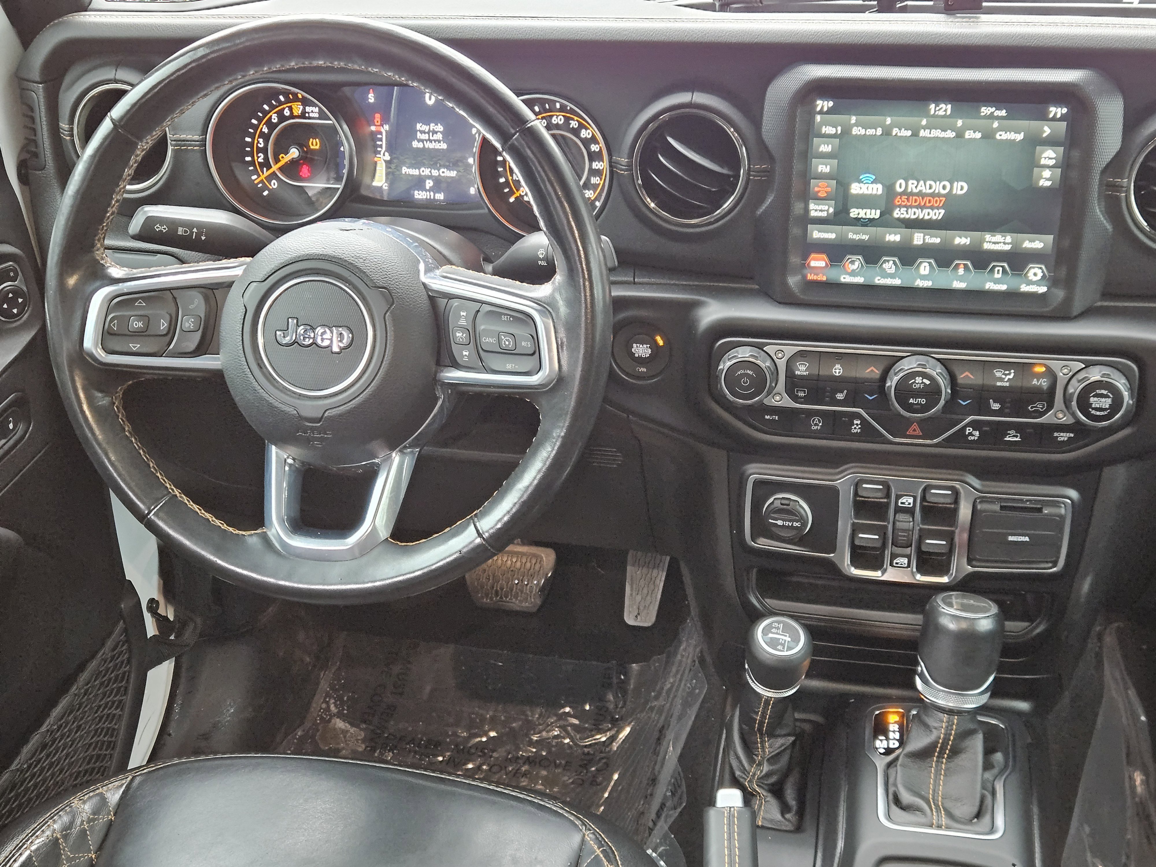 Used 2021 Bright White Clear Coat Jeep High Altitude image 25