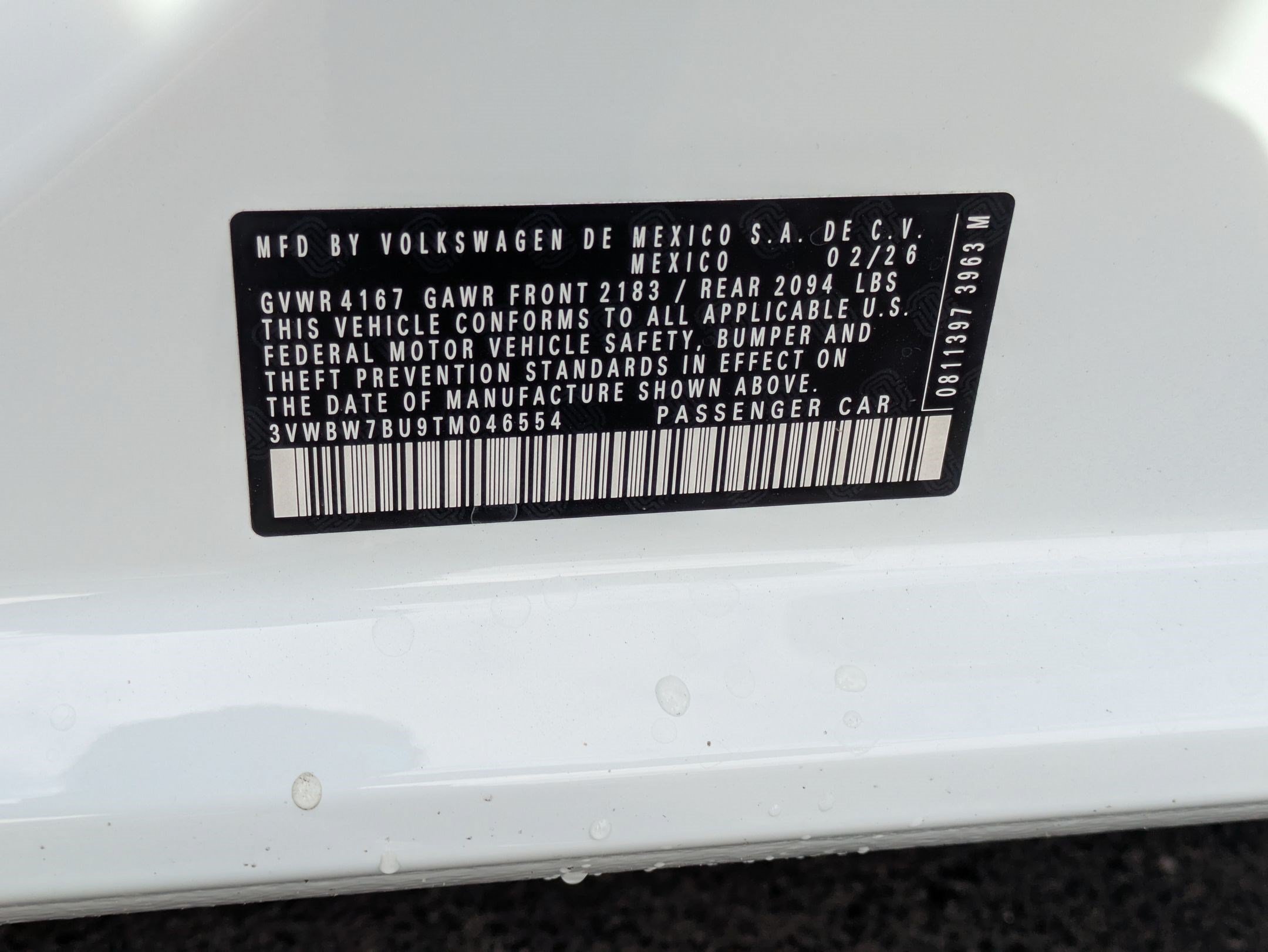 New 2026 Pure White Volkswagen Sport image 16