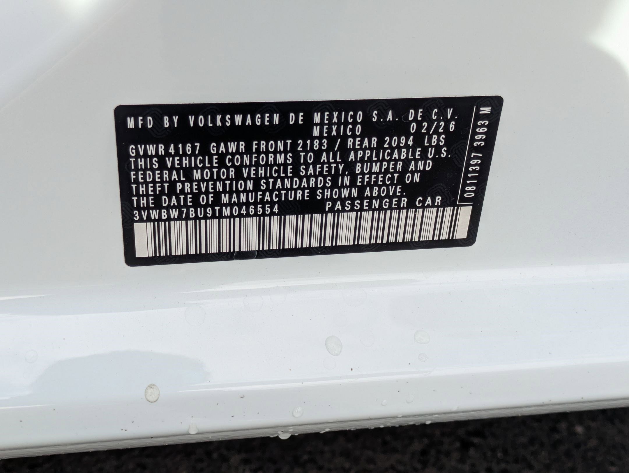 New 2026 Pure White Volkswagen Sport image 16