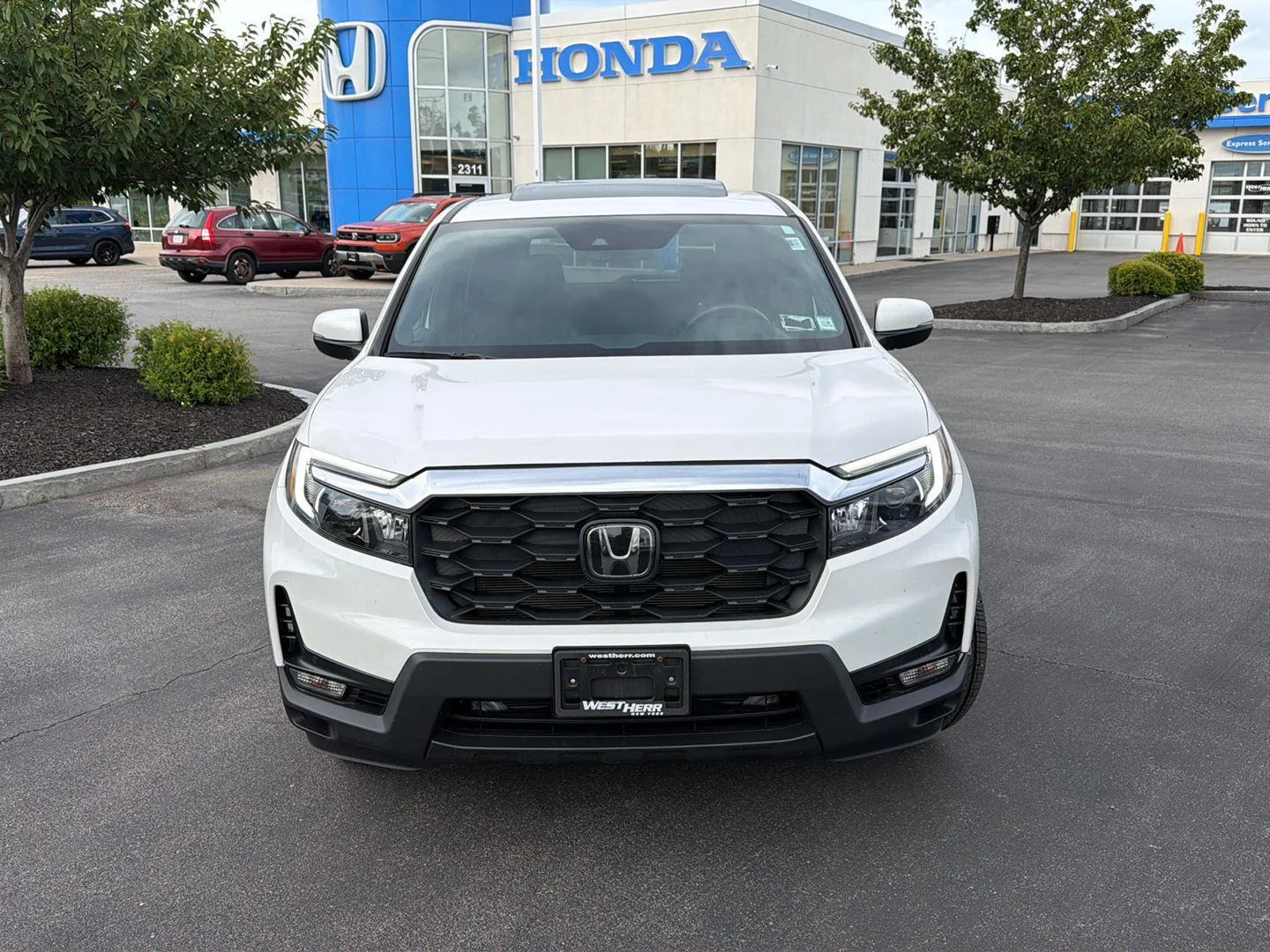 Certified Used 2023 Platinum White Pearl Honda EX-L image 2