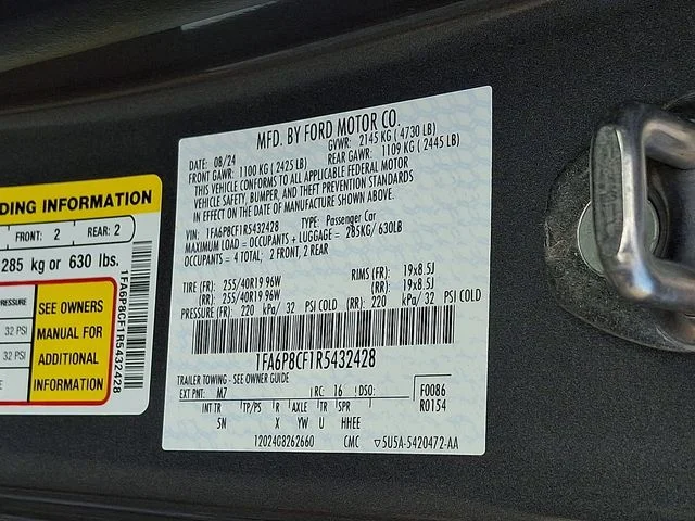 Certified Used 2024 Carbonized Gray Metallic Ford GT Premium image 27
