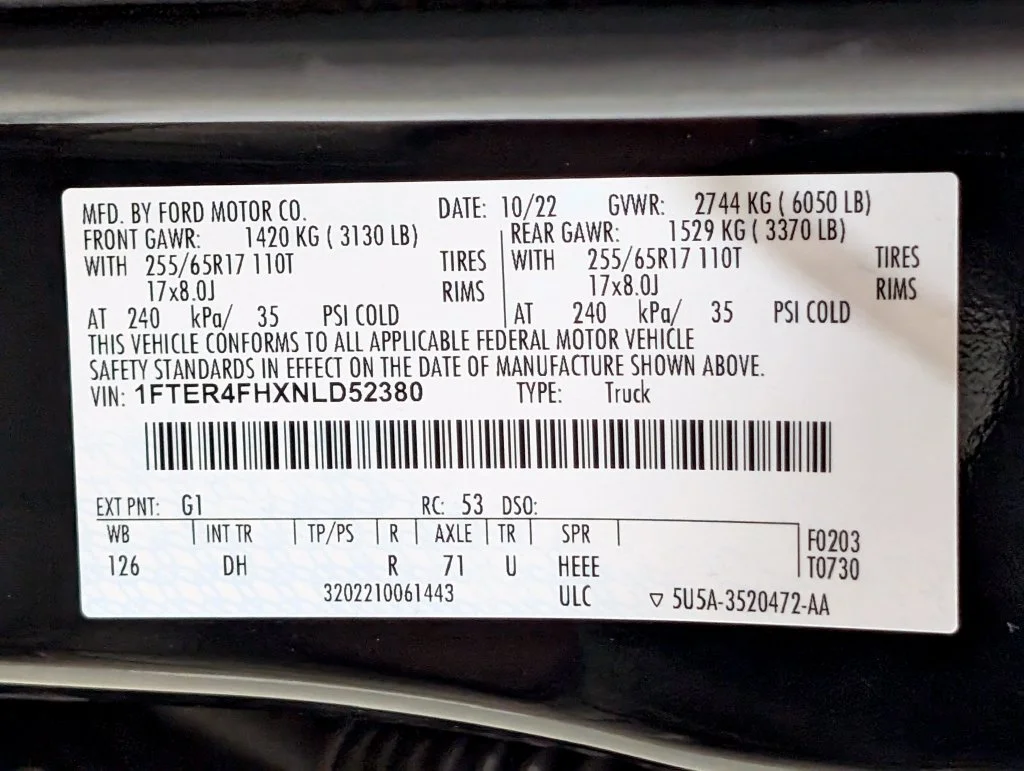Certified Used 2022 Shadow Black Ford Lariat image 27