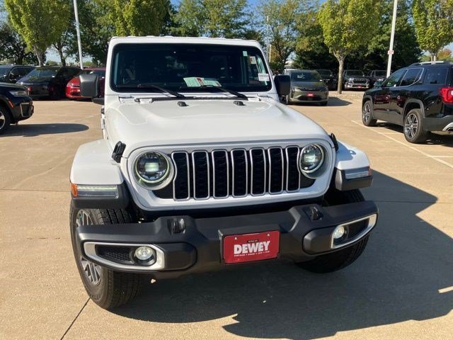 Certified Used 2025 Bright White Clearcoat Jeep Sahara image 2