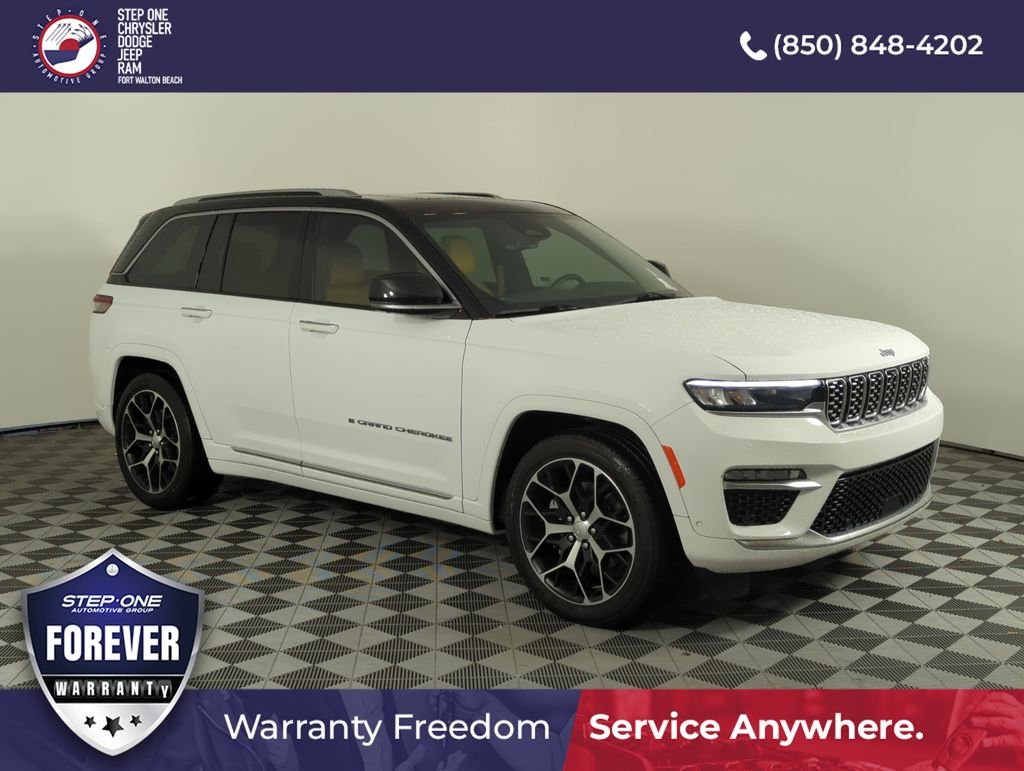 Used 2023 White Jeep Summit Reserve 4xe image 8