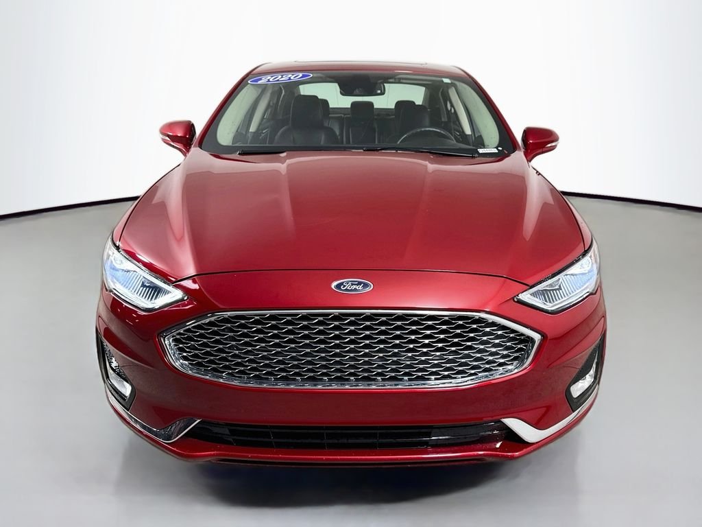 Used 2020 Rapid Red Metallic Tinted Clearcoat Ford Titanium image 2