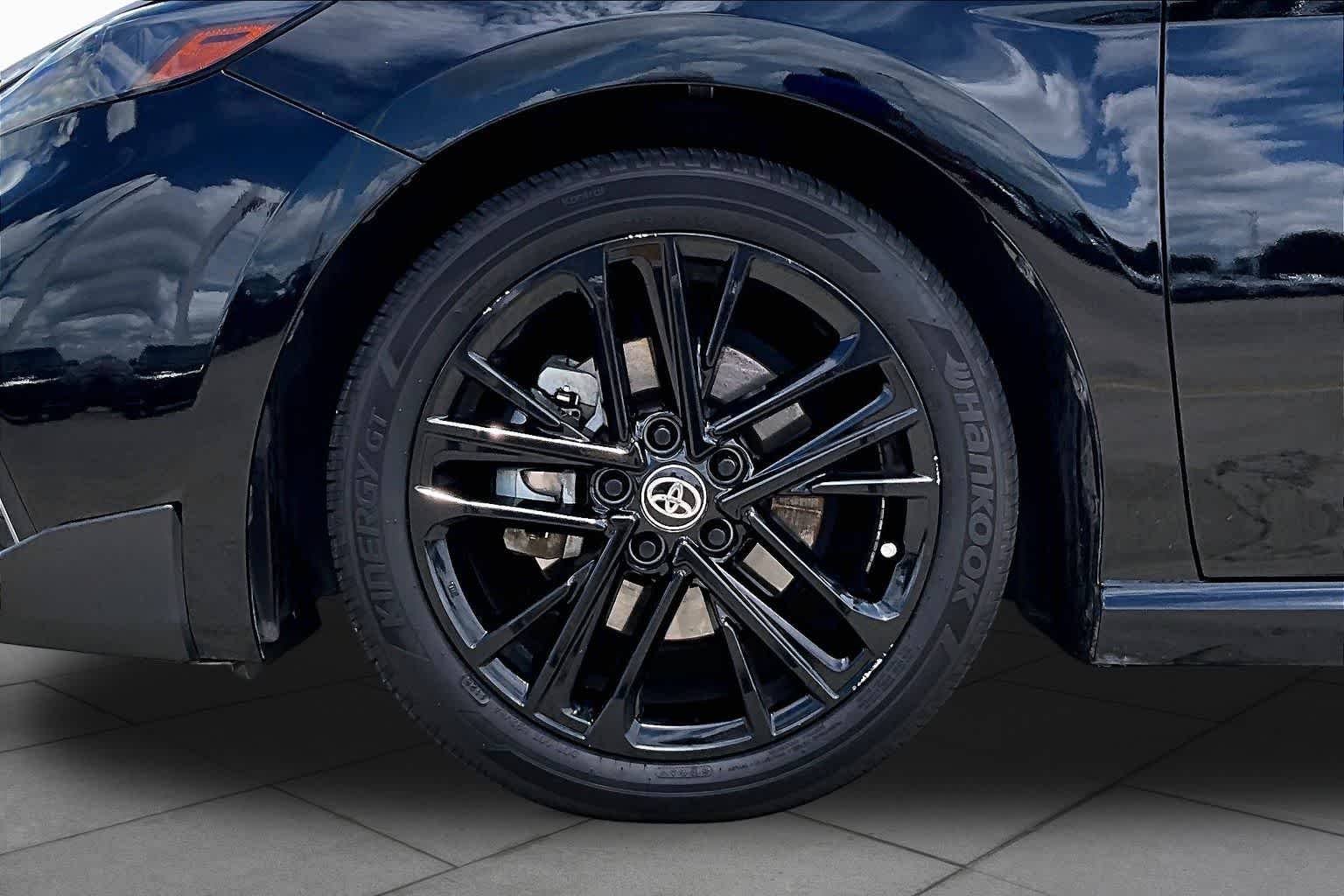 Used 2025 Midnight Black Metallic Toyota SE image 11