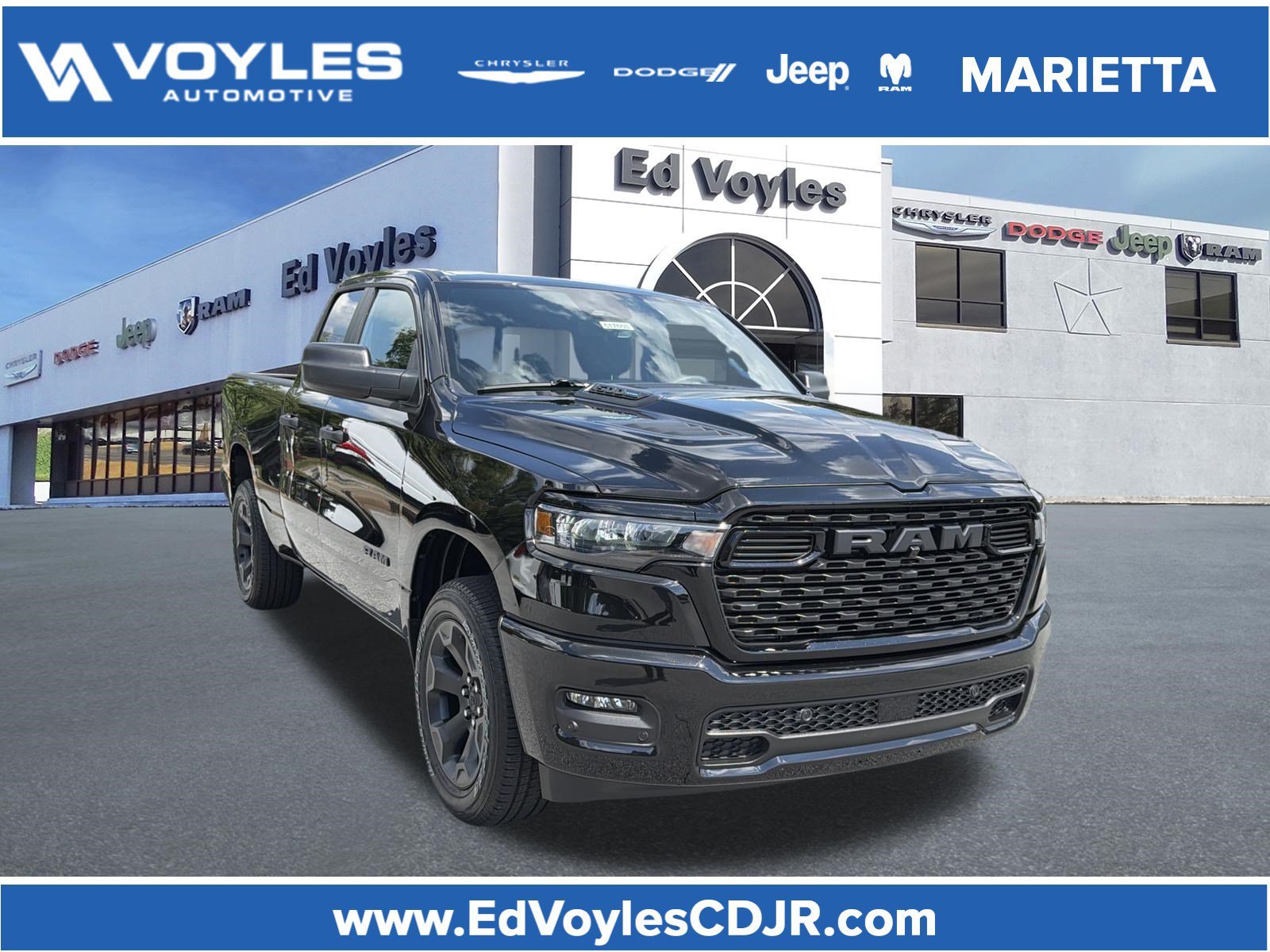 New 2026 Diamond Black Crystal Pearlcoat Ram Express image 1