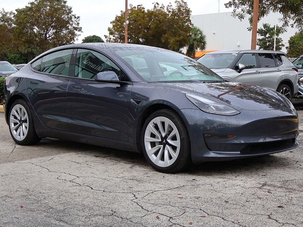Used 2023 Tesla Model 3 Long Range with VIN 5YJ3E1EB2PF464644 for sale in Miami, FL