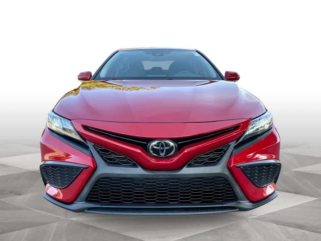 Used 2023 Supersonic Red Toyota SE image 3