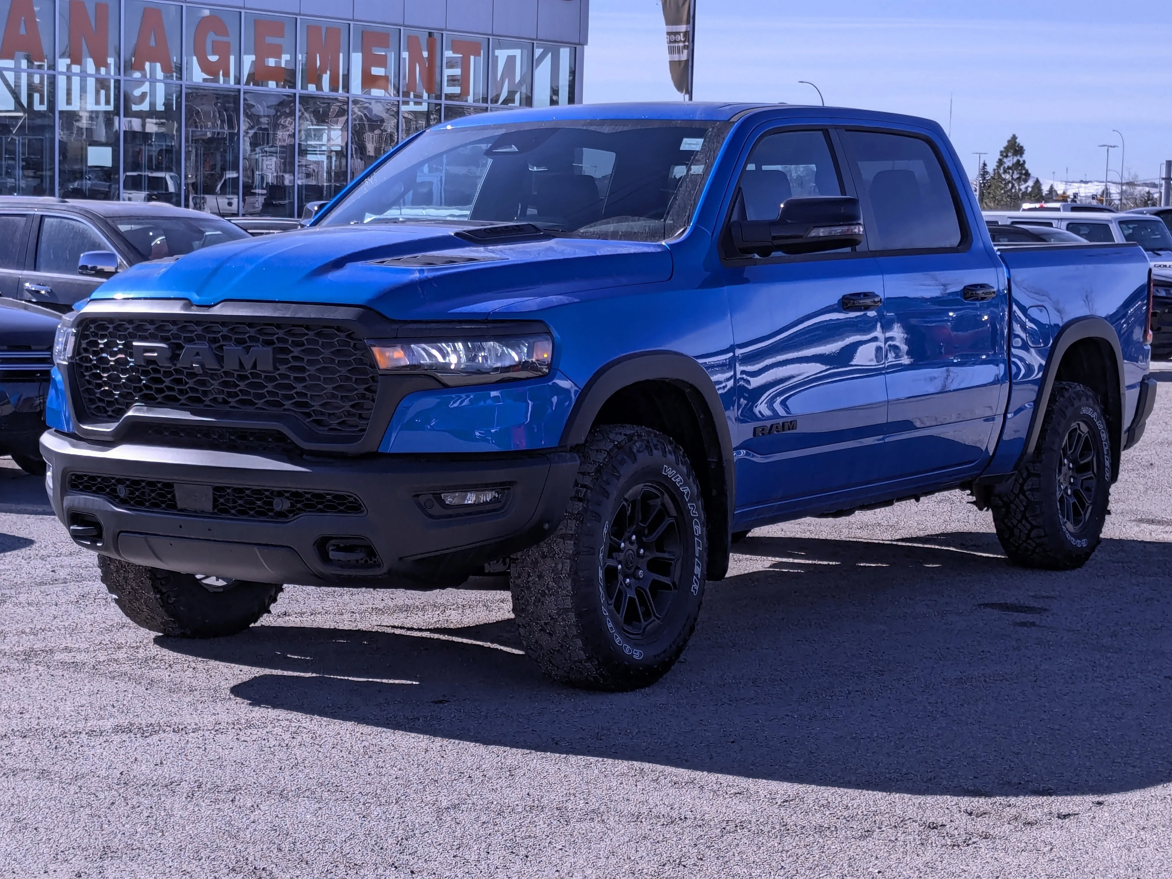 New 2026 Blue RAM Rebel - - Rebel Level 2 Equip Grp - Dual?Pane Panoramic Sunroof - Luxury Leather?Faced Seats - 3.0L image 4