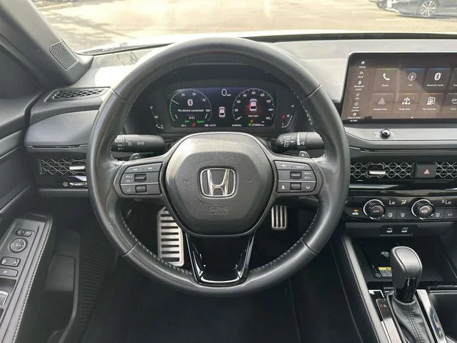 Certified Used 2025 Platinum White Pearl Honda HYBRID SPORT image 14