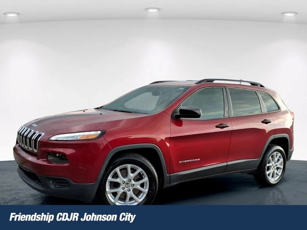 Used 2017 Red Jeep Sport image 1