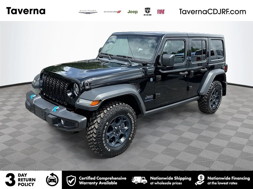 Used 2023 Black Jeep Willys 4xe image 1