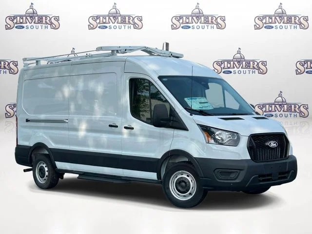 New 2026 White Ford Upfit Van image 1