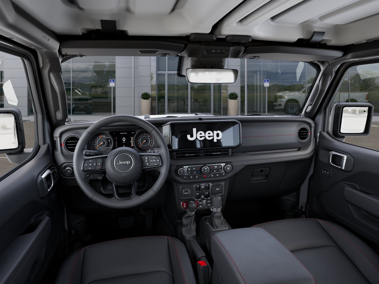 New 2026 Bright White Clear-Coat Exterior Paint Jeep Rubicon image 49