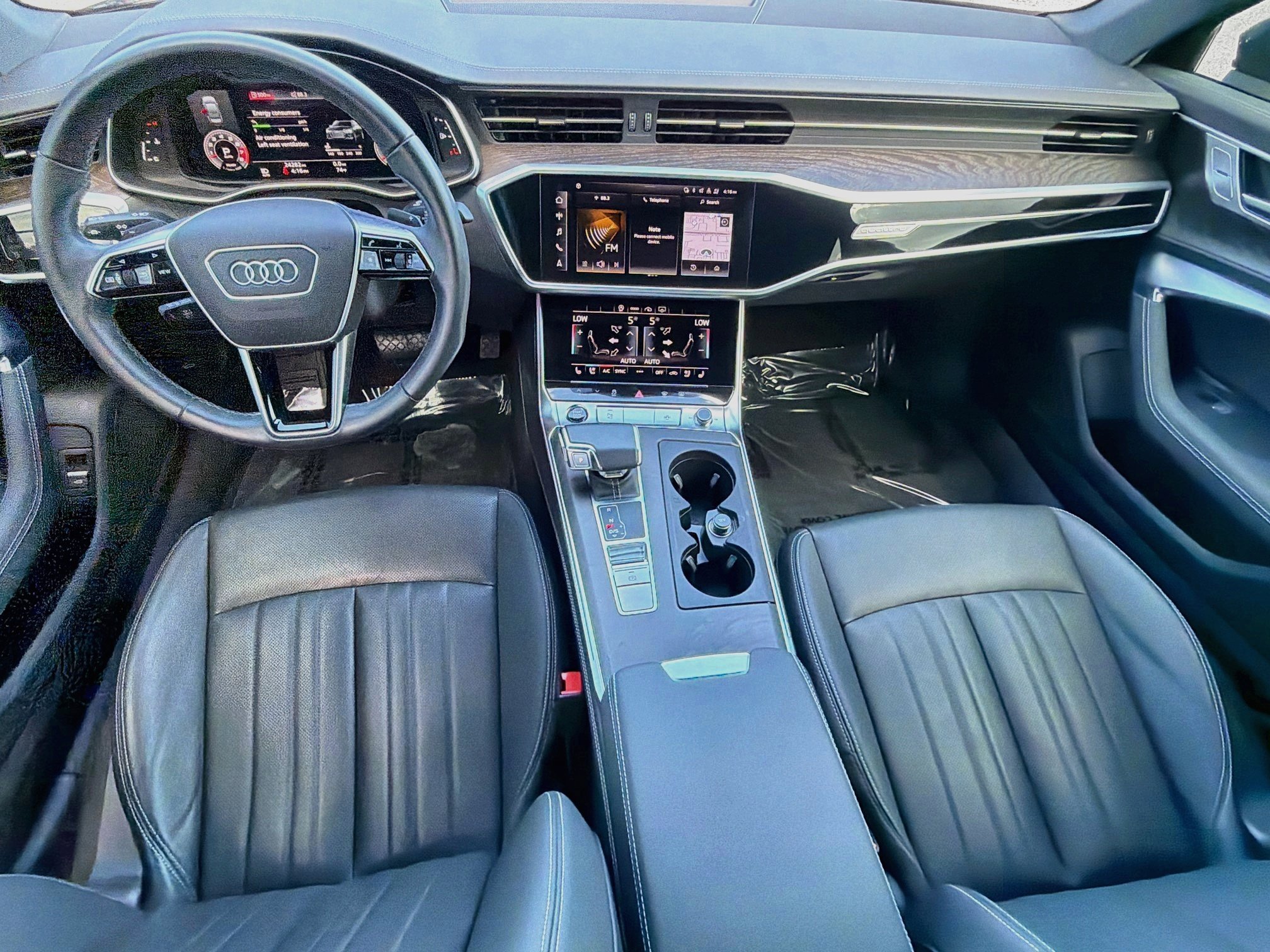 Used 2021 Daytona Gray Pearl Audi Premium Plus image 16