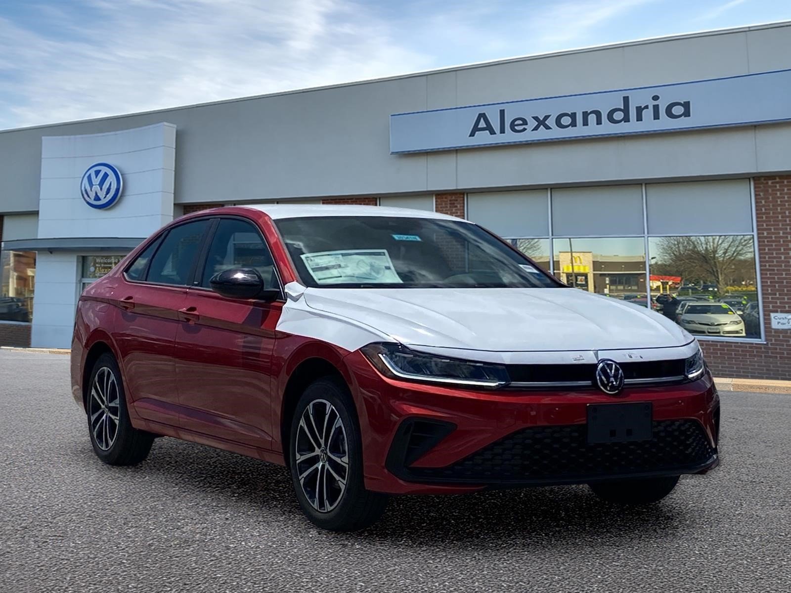 New 2026 Red Volkswagen 1.5T Sport image 1