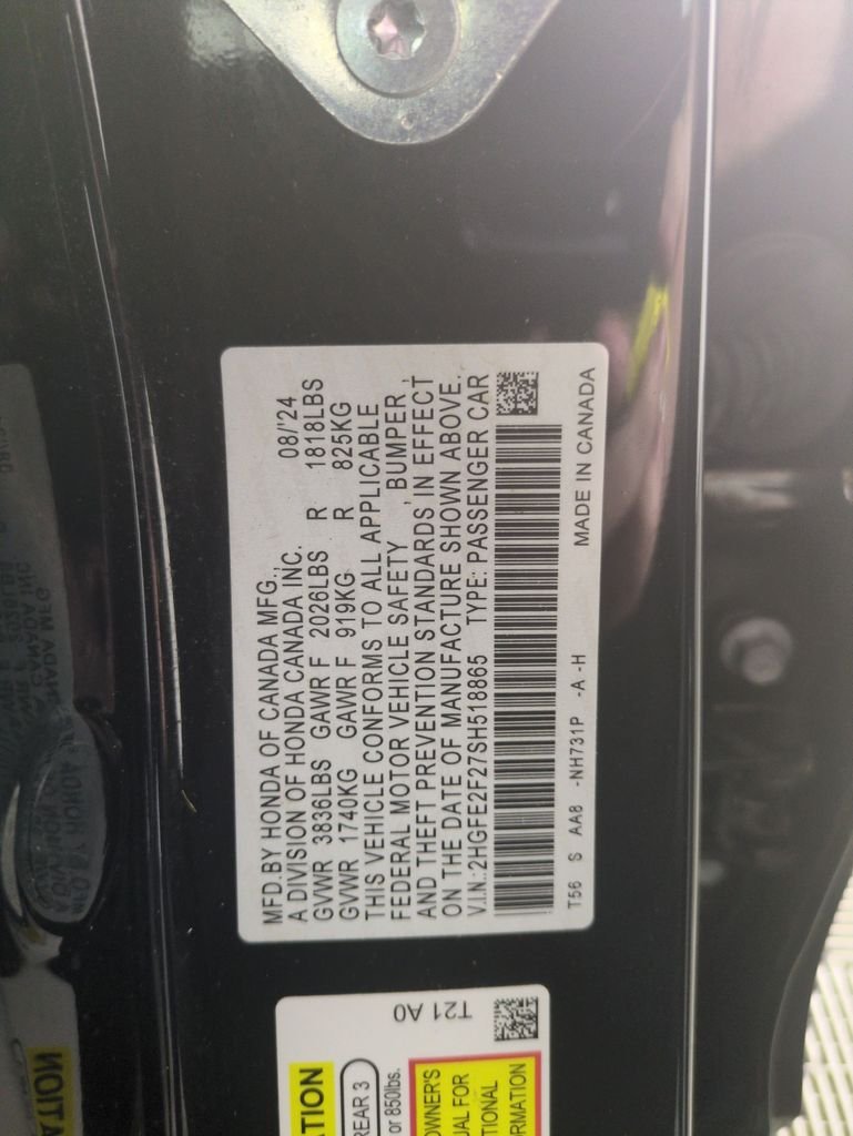 2025 Honda Civic LX - Photo 32