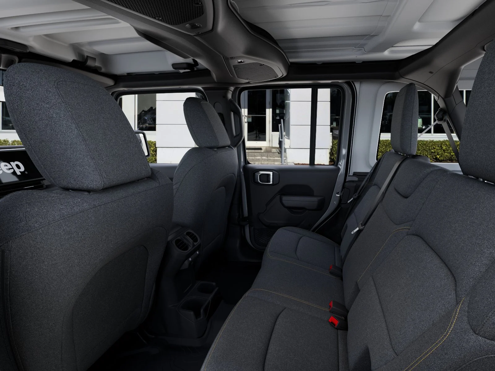 New 2026 Bright White Clear-Coat Exterior Paint Jeep Sport S image 57