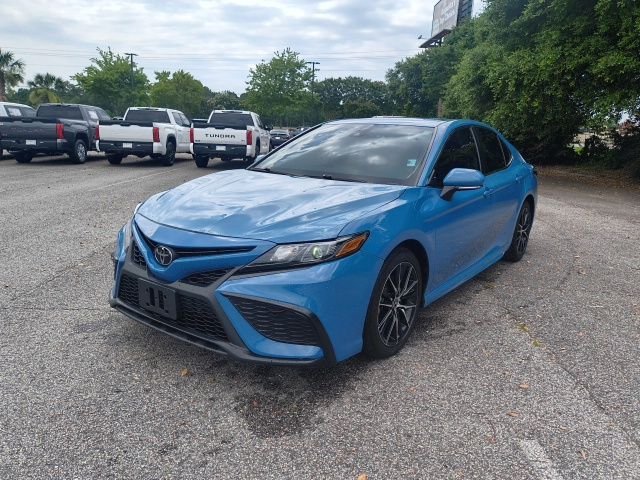 Used 2023 Blue Toyota SE image 4