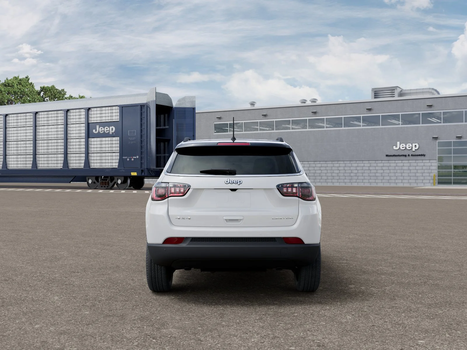 New 2026 Bright White Clear-Coat Exterior Paint Jeep Limited image 33