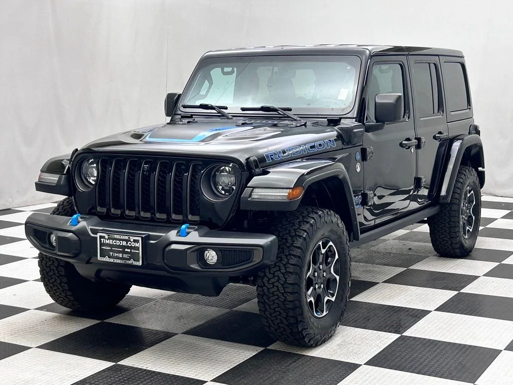 Used 2023 Black Jeep Rubicon 4xe image 4