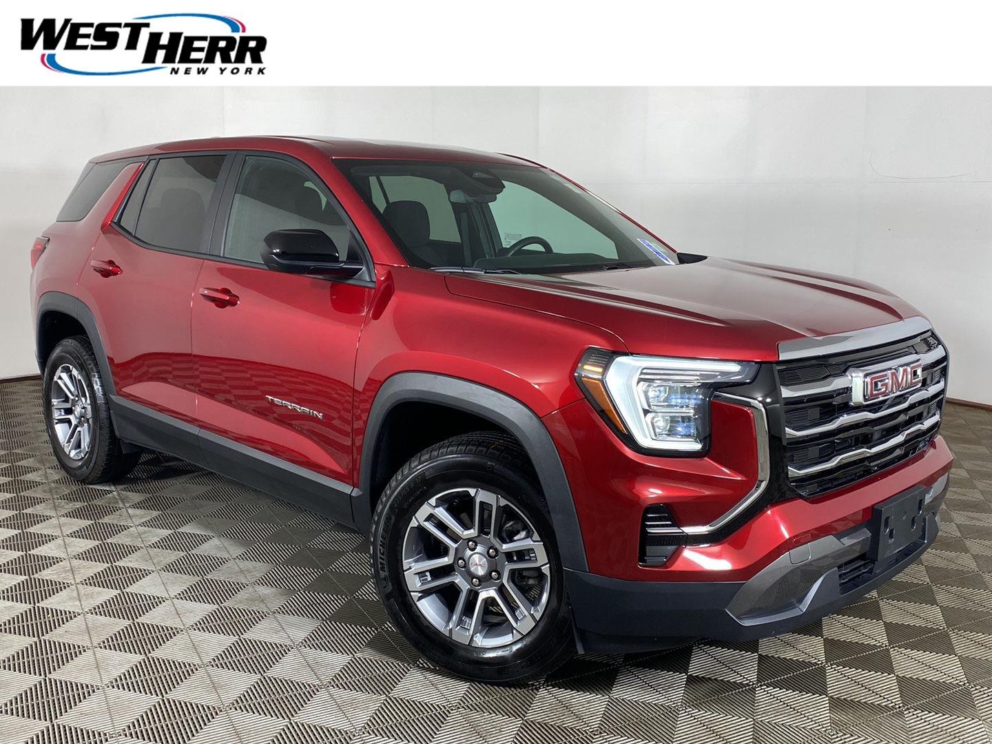 Used 2026 Volcanic Red Tintcoat GMC AWD Elevation image 1