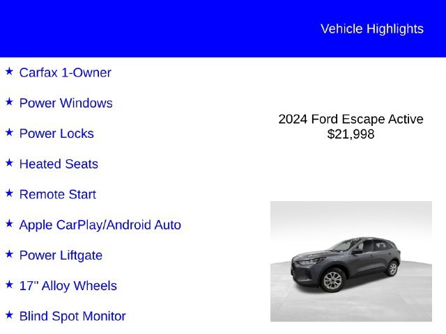 Certified Used 2024 Carbonized Gray Metallic Ford Active image 3