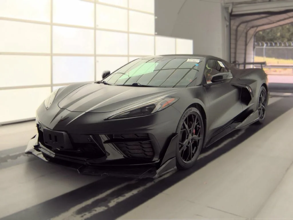Used 2022 Black Chevrolet Stingray image 1