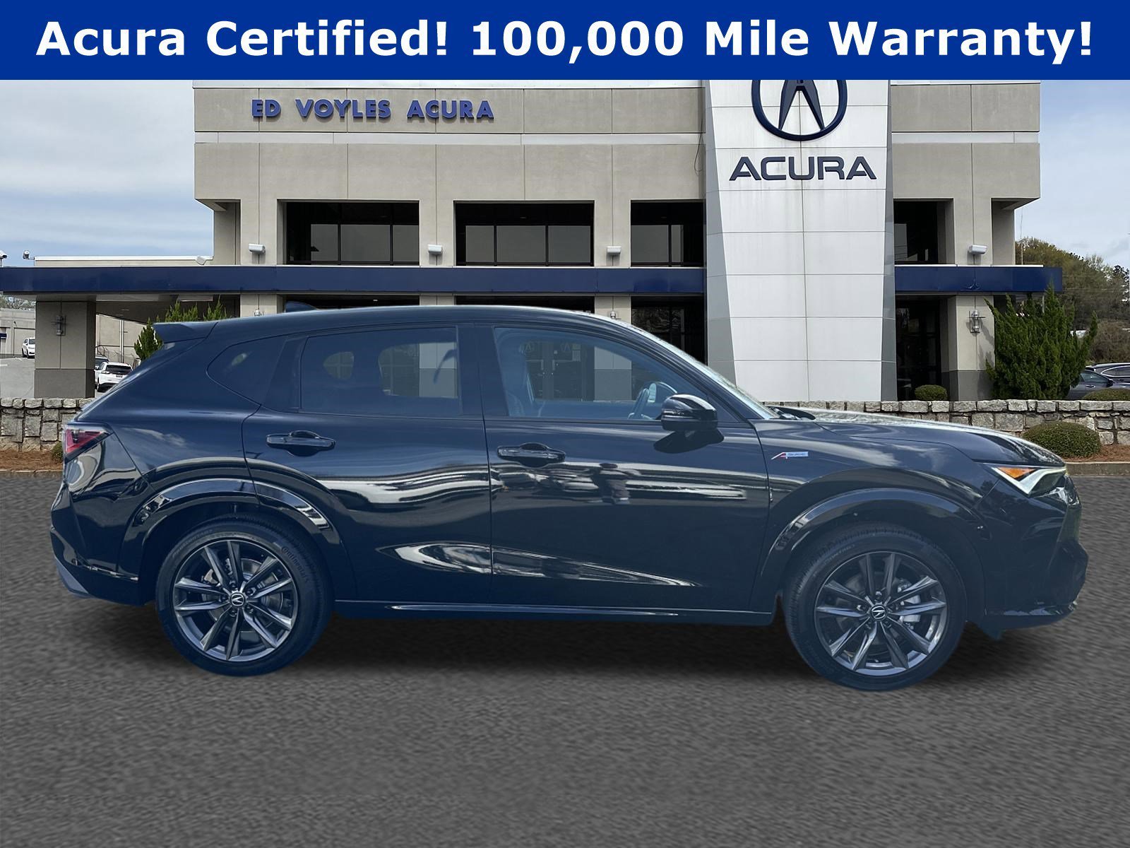 Used 2025 Crystal Black Pearl Acura w/A-Spec Package image 4