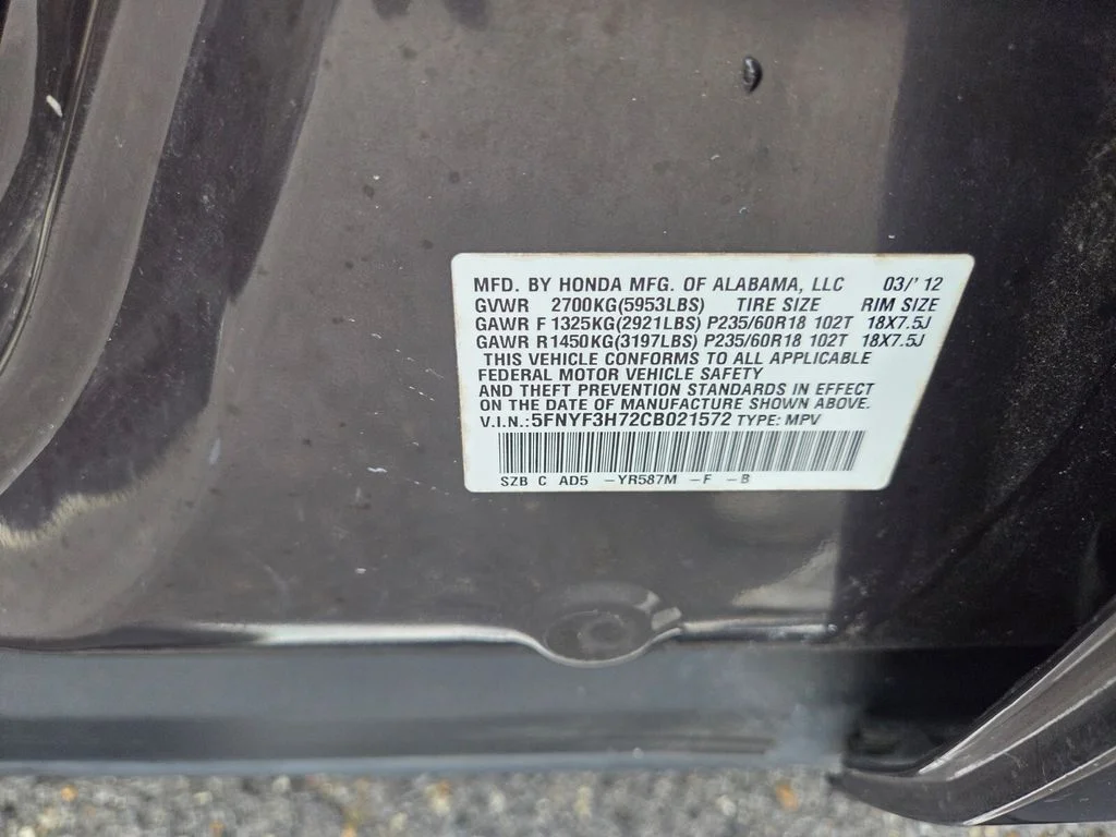 Used 2012 Gray Honda EX-L image 31