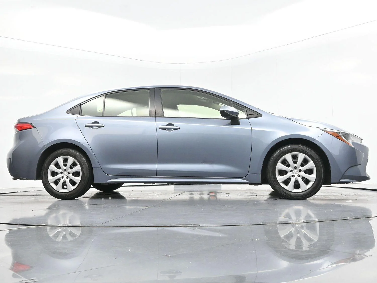 Used 2022 Celestite Gray Metallic Toyota LE image 46