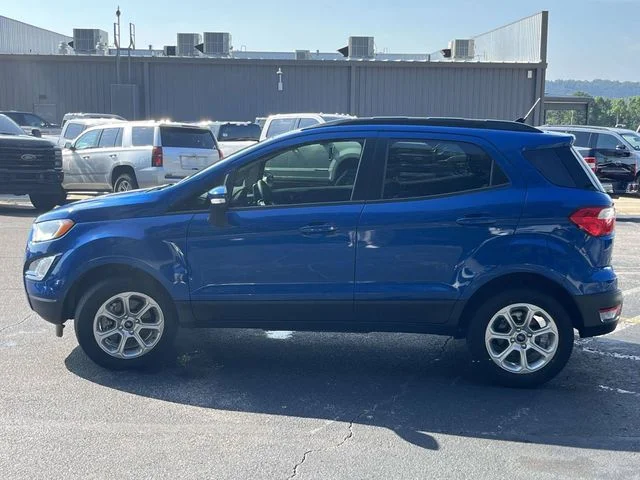 Certified Used 2021 Lightning Blue Metallic Ford SE image 7