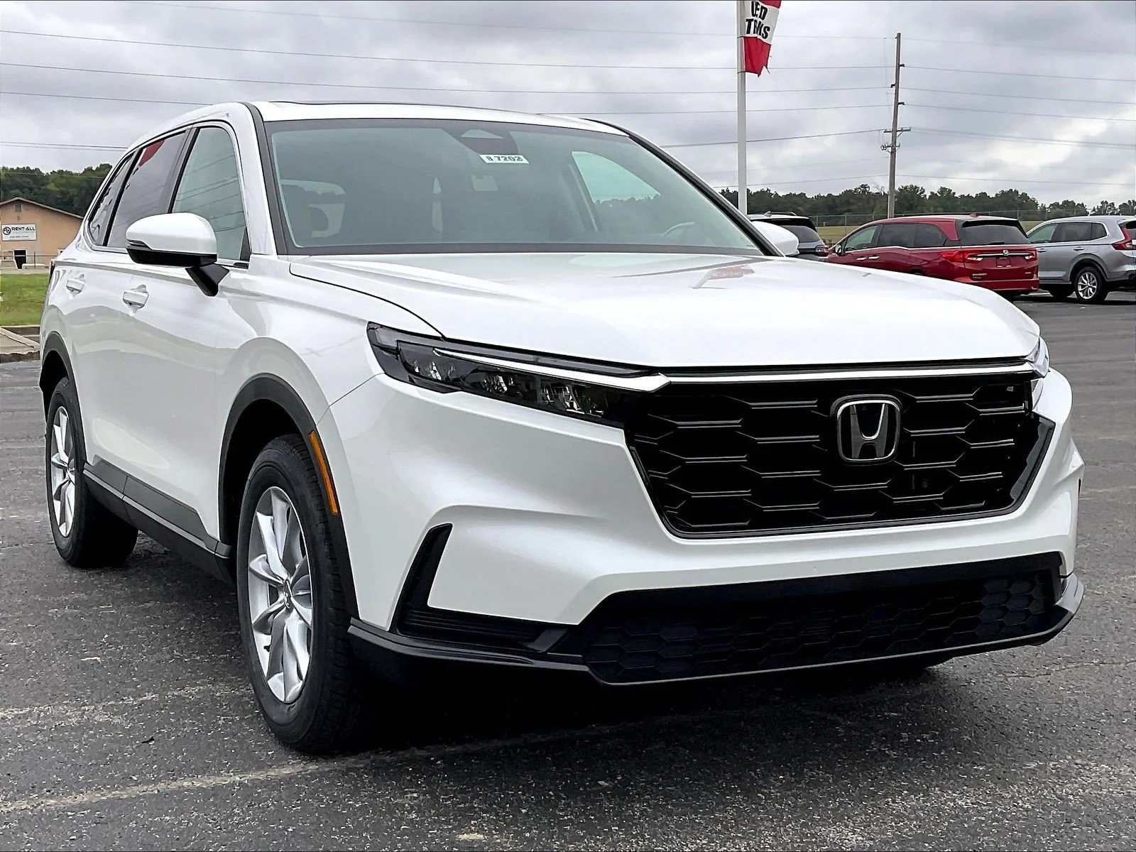 New 2027 Platinum White Pearl Honda EX image 1