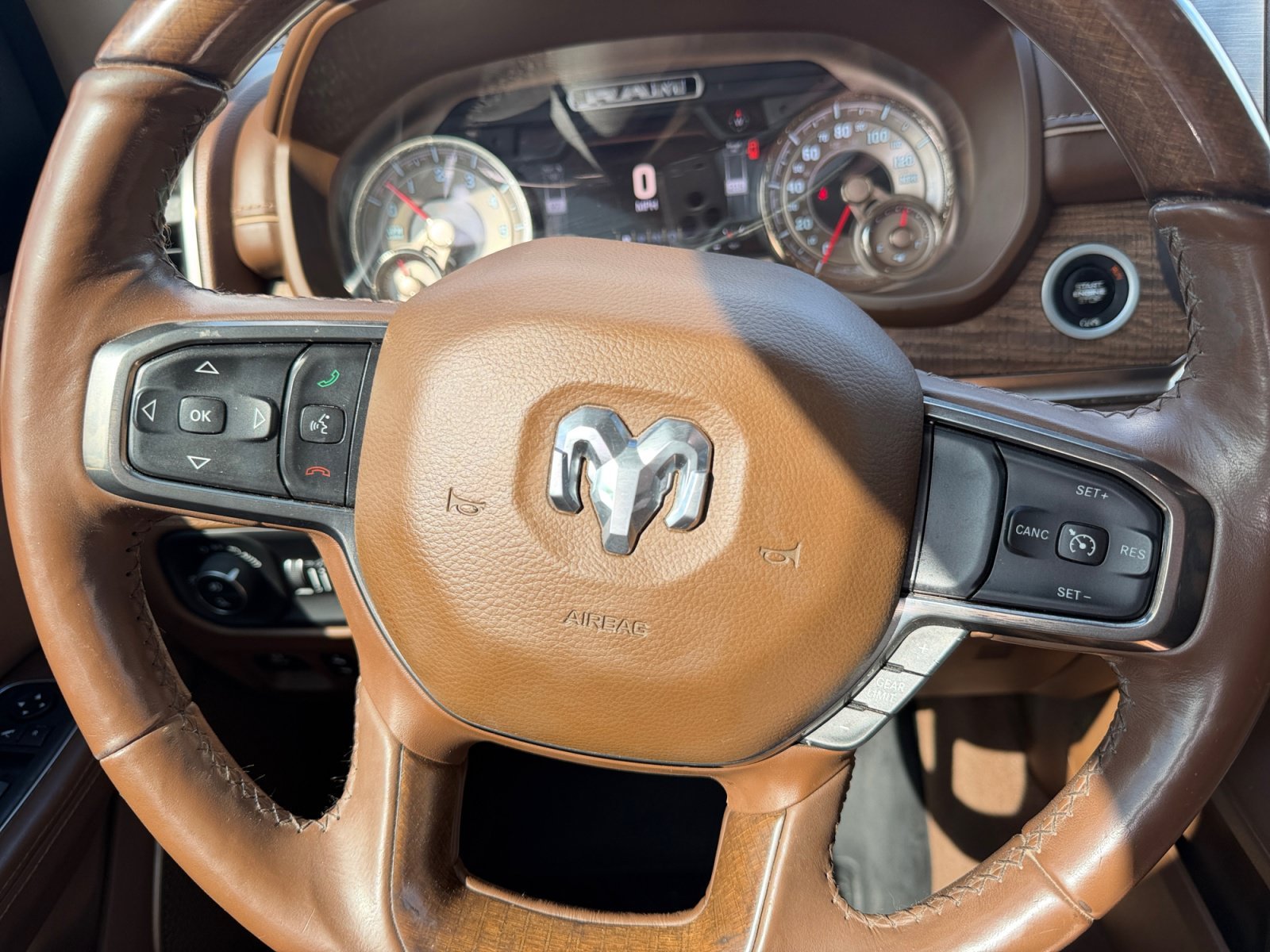 Used 2019 Diamond Black Crystal Pearlcoat Ram Longhorn image 19