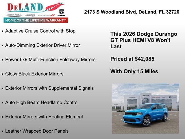 New 2026 B5 Blue Exterior Paint Dodge GT Plus HEMI V8 image 32
