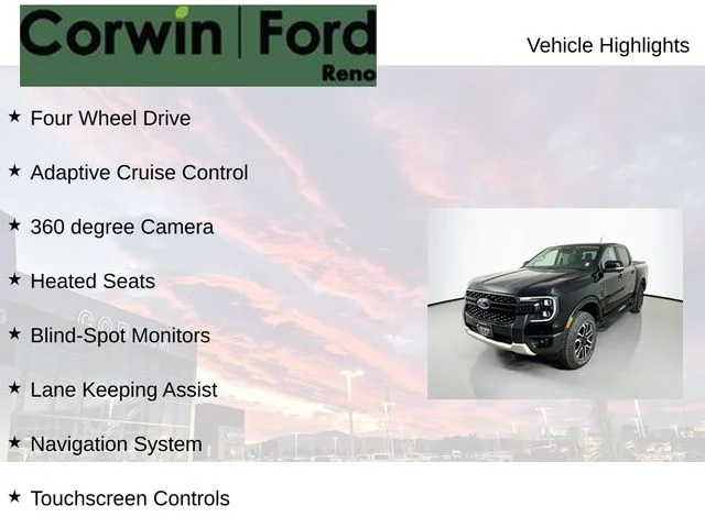 Used 2024 Shadow Black Ford Lariat image 6