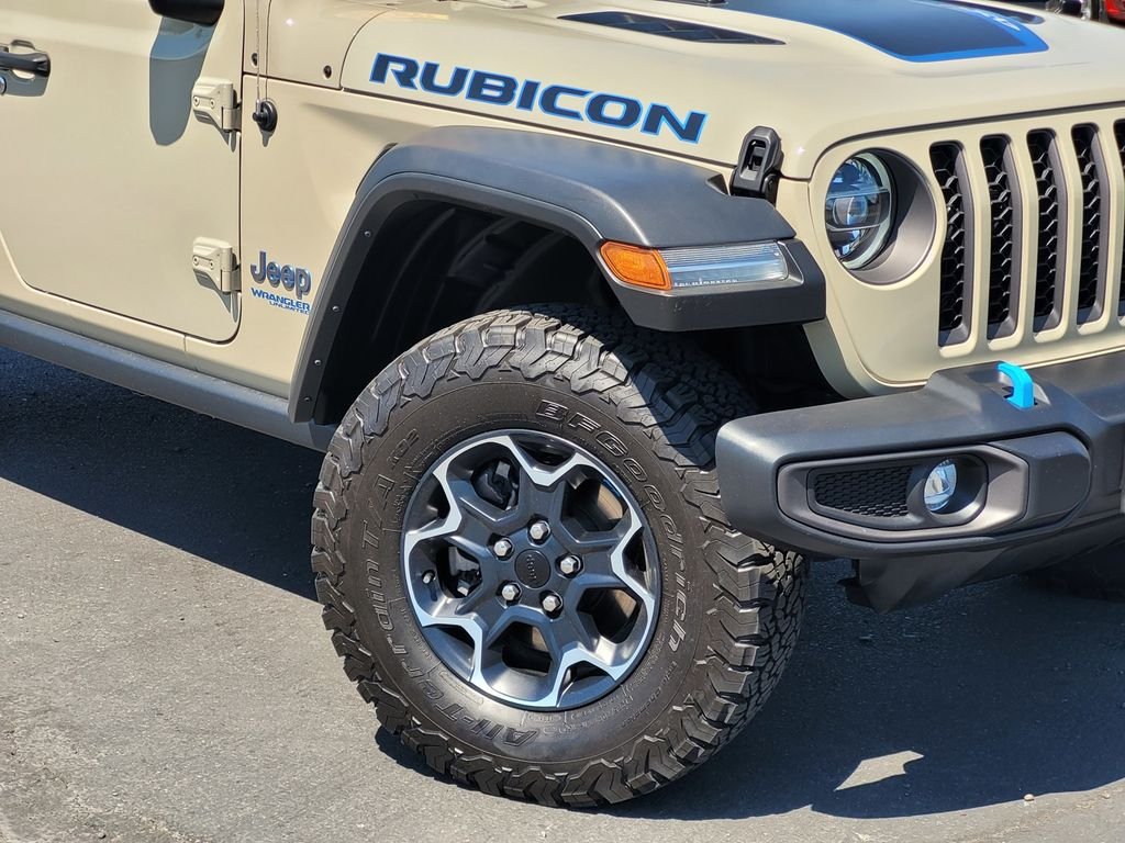 Used 2022 Beige Jeep Unlimited Rubicon 4xe image 9