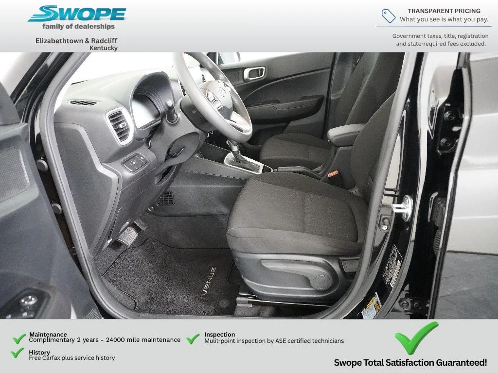Certified Used 2023 Black Noir Pearl Hyundai SE image 12