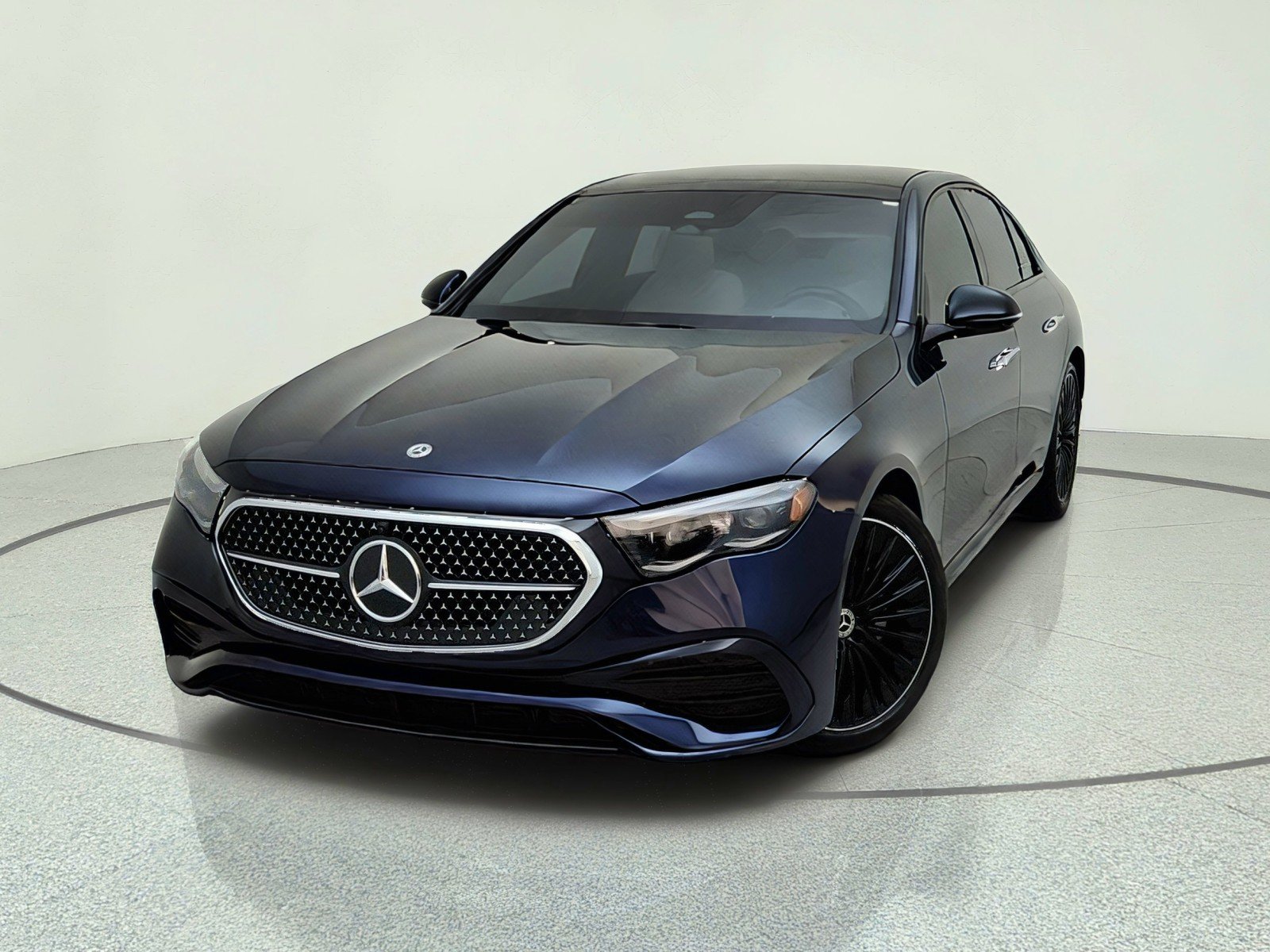 Certified Used 2025 Nautical Blue Metallic Mercedes-Benz E 350 image 2