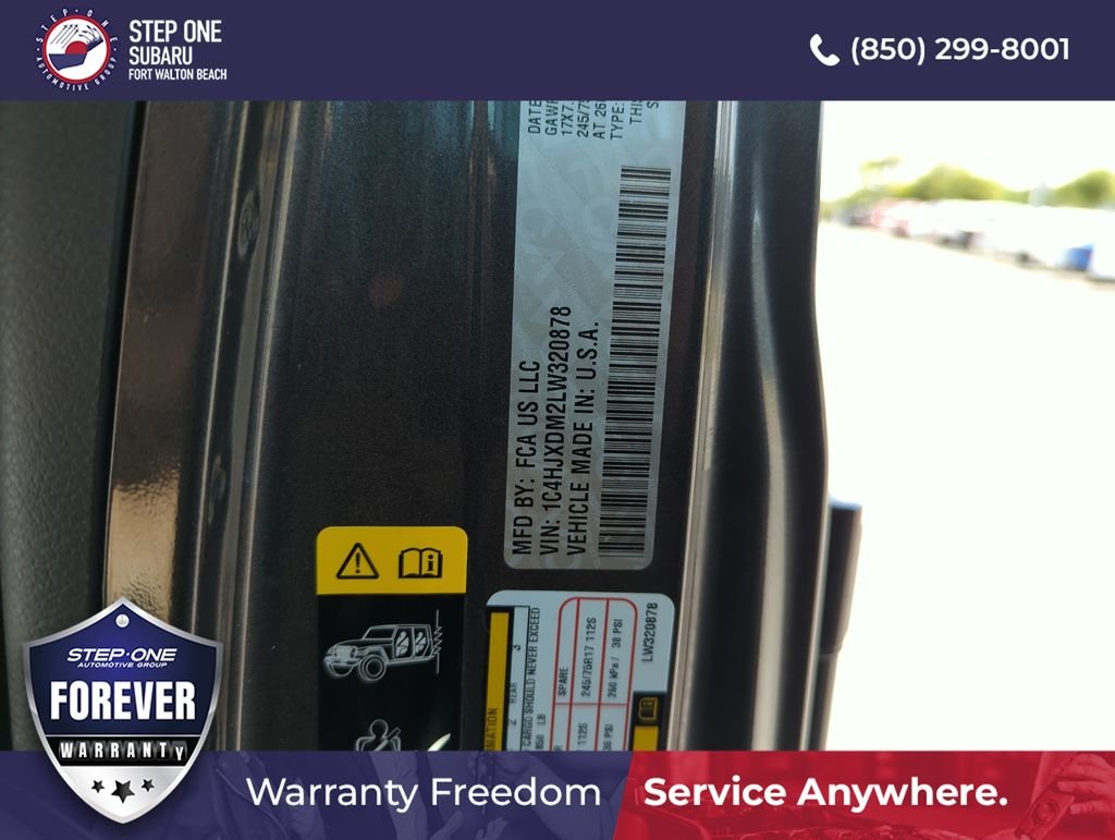 Used 2020 Gray Jeep Unlimited Sport S image 12