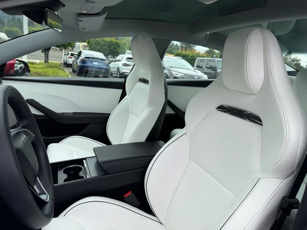 Used 2025 Red Tesla Performance image 14