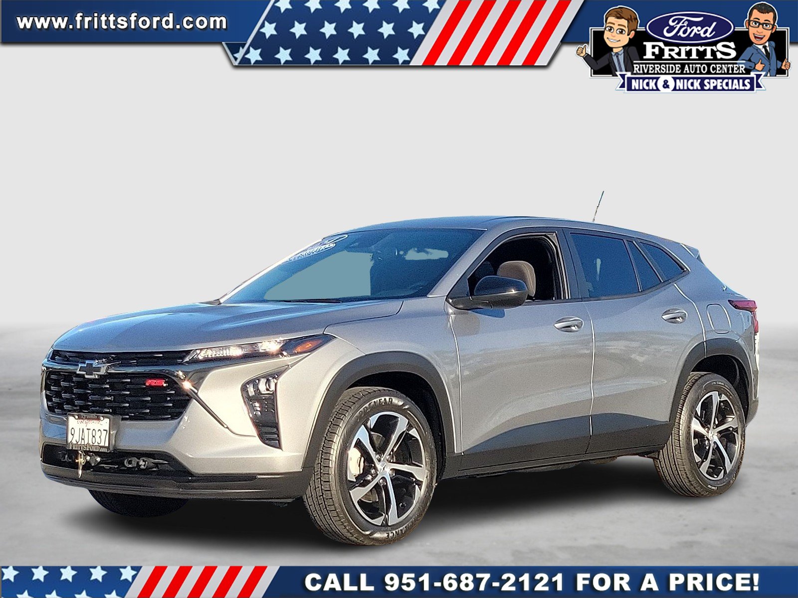 Certified Used 2024 Sterling Gray Metallic Chevrolet FWD 1RS image 1
